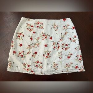 HAVANA Floral White Skirt SIZE S
